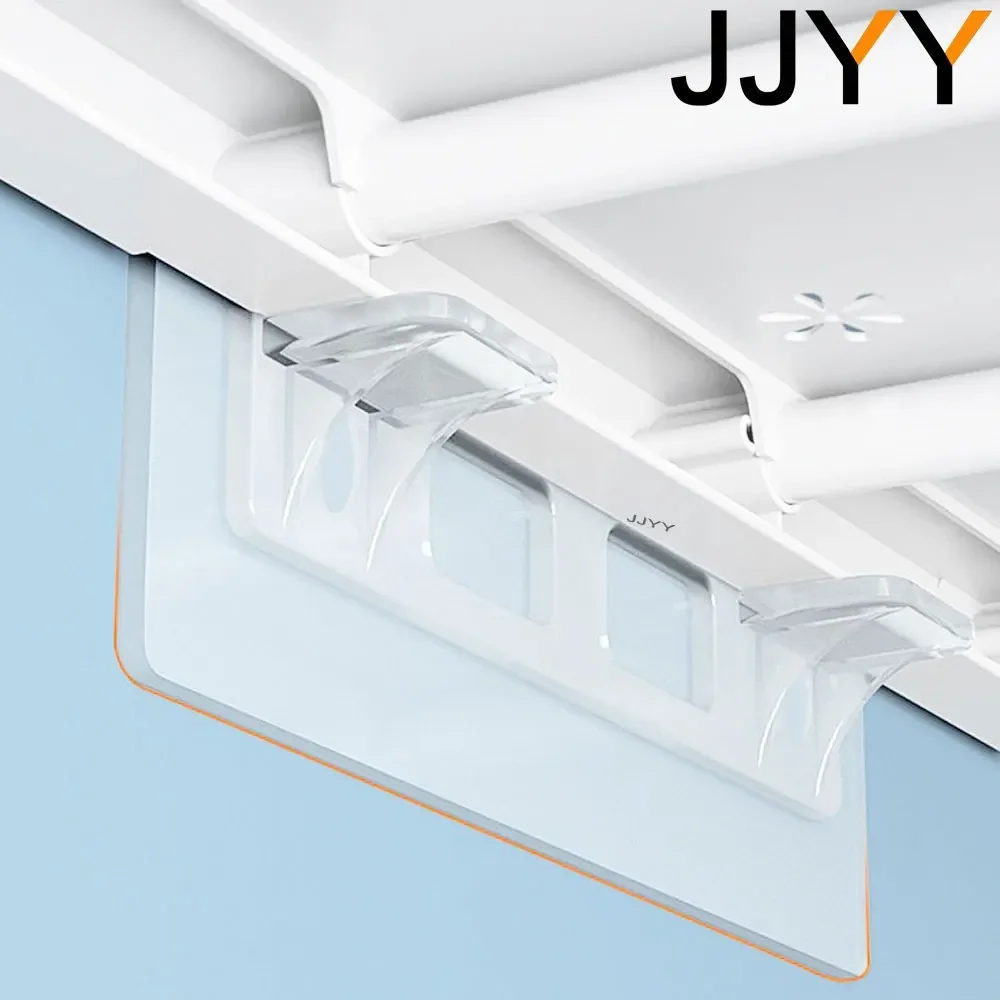 JJYY 2/4/10PCS Multifunctional Dual Purpose Shelf Support Adhesive Pegs Plastic Closet Cabinet Shelf Support Bracket Wall Hanger