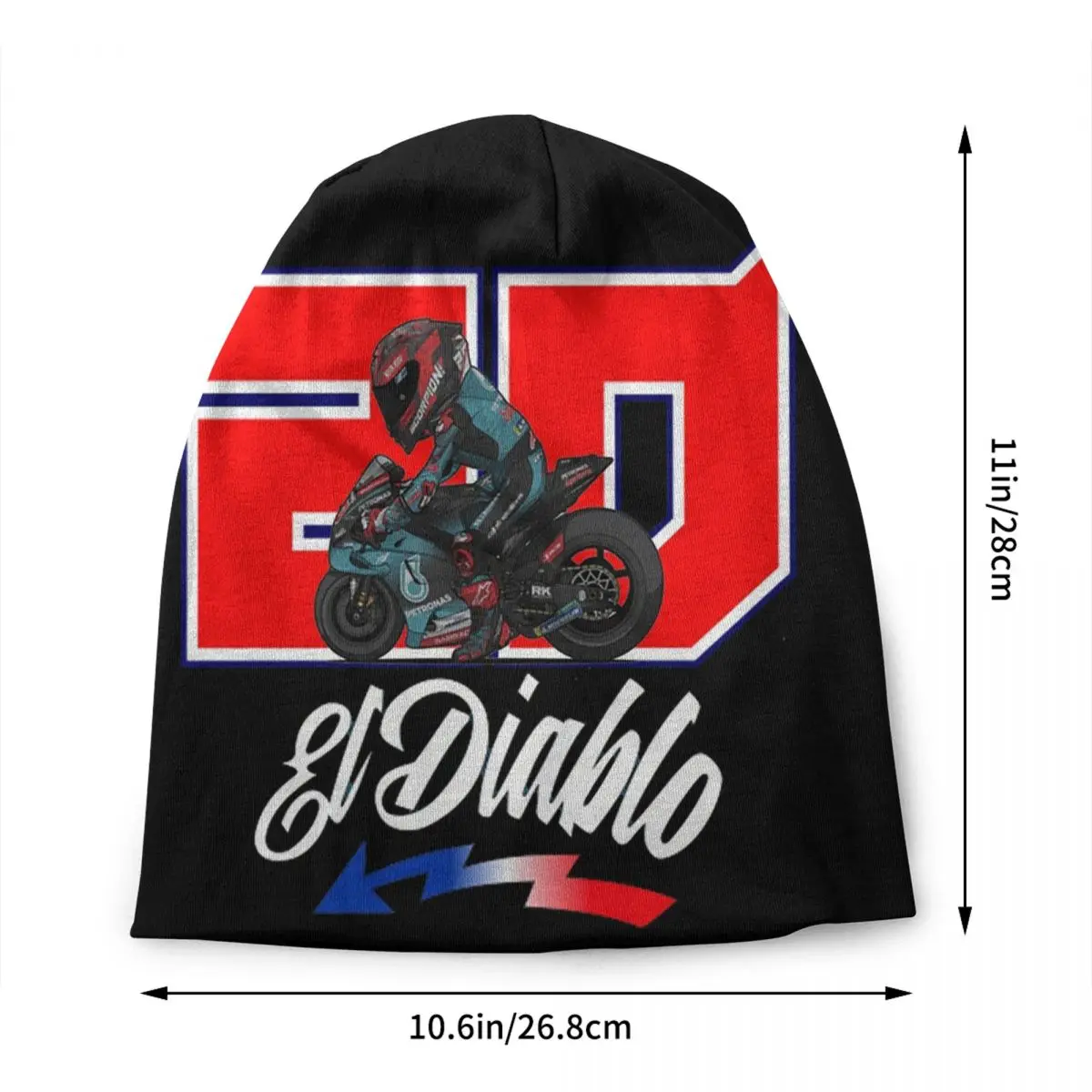 Fabio Quartararo Bonnet Hat Knitting Hat Men Women Fashion Unisex Adult Motorcycle Racer Winter Warm Skullies Beanies Caps