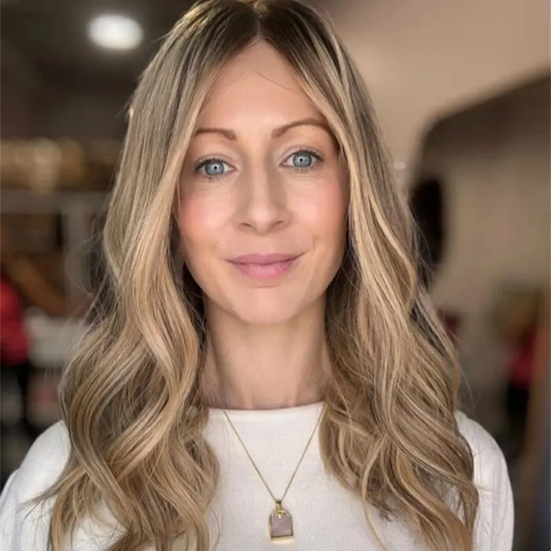 موجة طبيعية بوب 13x4 أومبير الكرمل شقراء الاصطناعية HD شفافة الدانتيل شعر مستعار أمامي عالية الكثافة واقعية شعري شعر مستعار للنساء #2