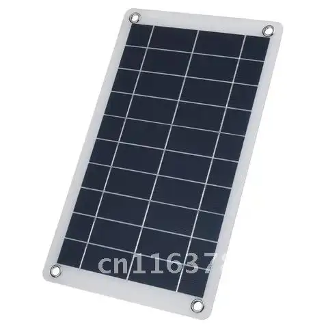 30W 50W 5V 12V 18V Solar Panel Dual USB Output Solar Cells Poly Solar Panel Portable Crocodile Clips Car Charger Solar Cells