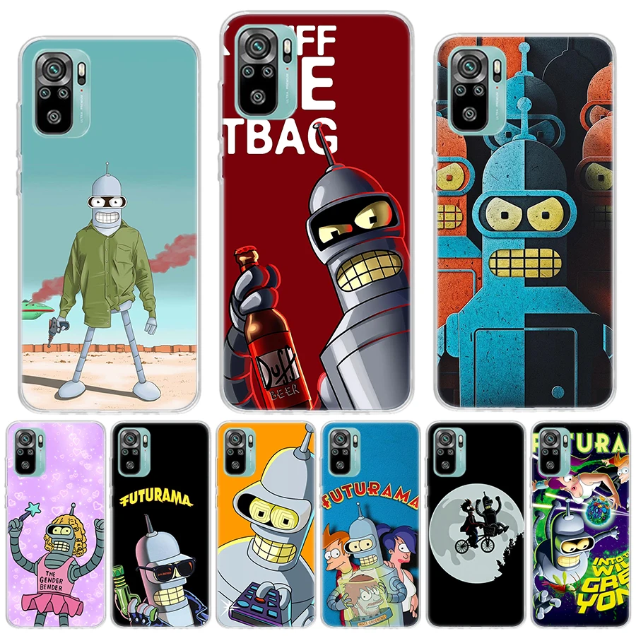 Cartoon F-Futuramas Silicon Call Phone Case For Xiaomi Redmi 12 12C 10 10A 10C 9 9A 9C 9T 8 8A 7 7A 6 6A K60 K20 K40 Pro S2 K30