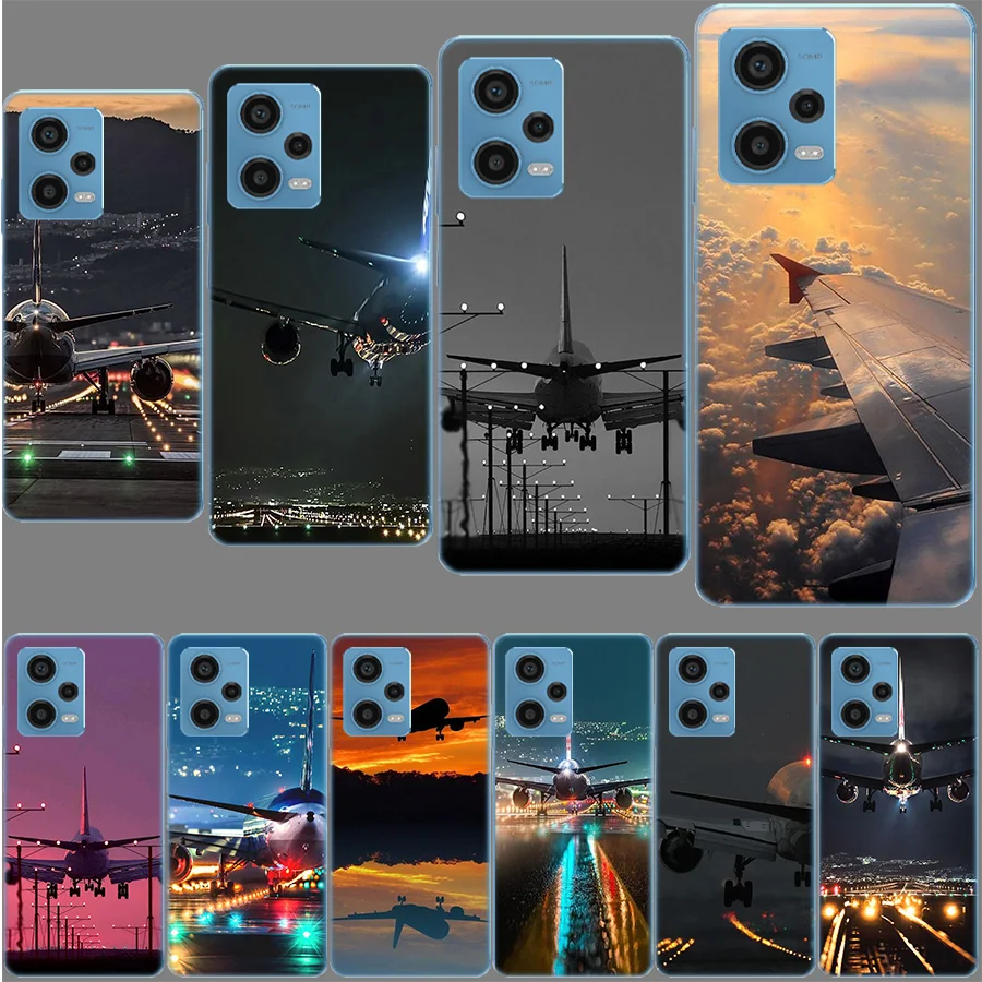 Airport Shuttle Transportation Funda For Redmi Note 13 Pro+ 5G Plus 12 12C 10 10C 10A 9 9T 9C 9A 8 8A 7 7A K70 K60 K40 K20 Pro 6