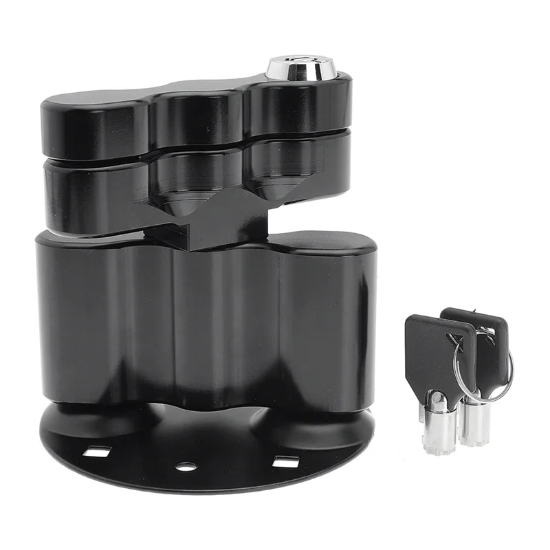 

A11E-Mount Lock With Keys Locking Pack Mount For Rotopax LOX-PM Fuel Pack Or Storage Box And Water Pack Gas Can Mounts