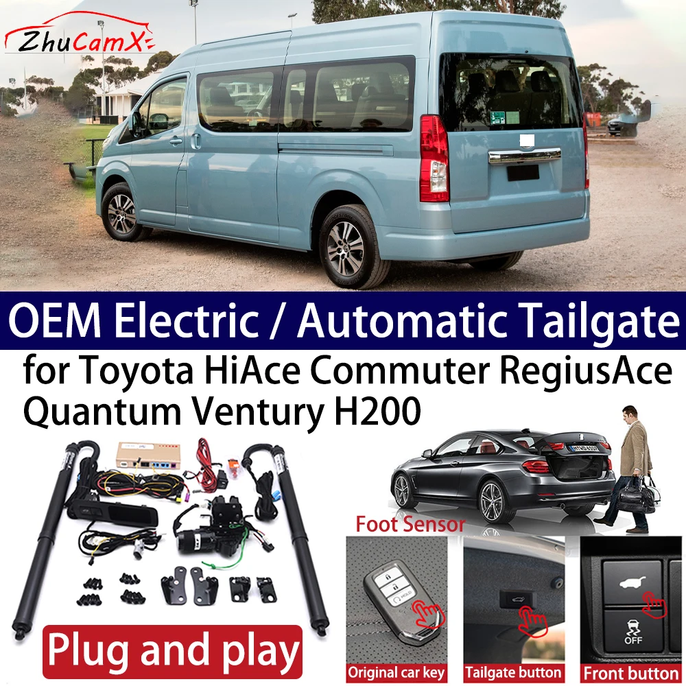 

for Toyota HiAce Commuter RegiusAce Quantum Ventury H200 Car Power Electric Automatic One-Click Smart Liftgate Tail Gate Opener