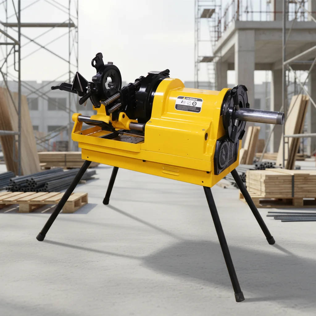 Фото Горячая распродажа: Высокоэффективный трубонарезной станок SQ100A для труб 1/2-2 дюйма при 28 об/мин, 2 1/2-4 дюйма при 12 об/мин