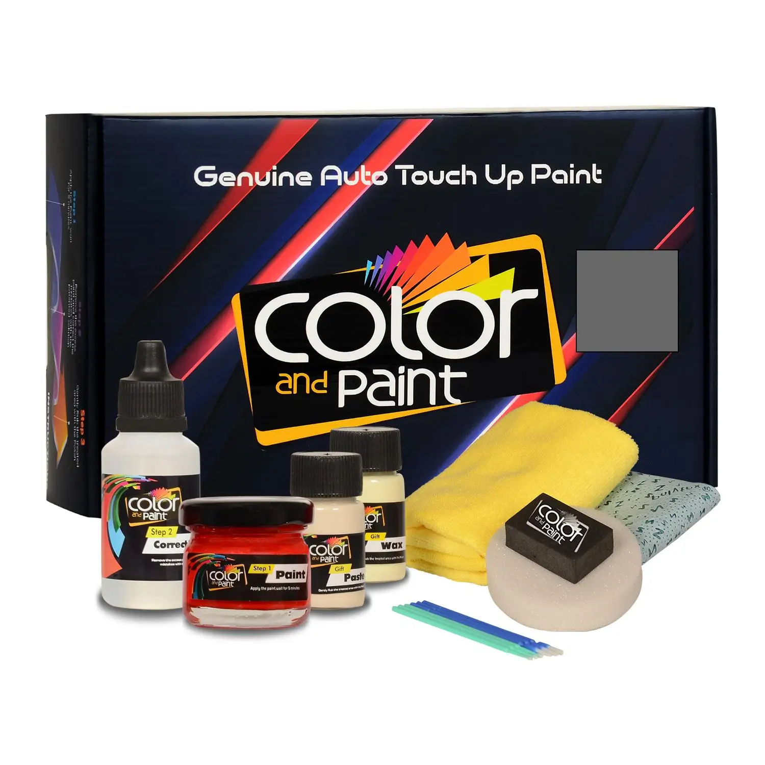 Color and Paint compatible with Lincoln Automotive Touch Up Paint - FOUNDRY BLACK MET - APPC - Basic Care