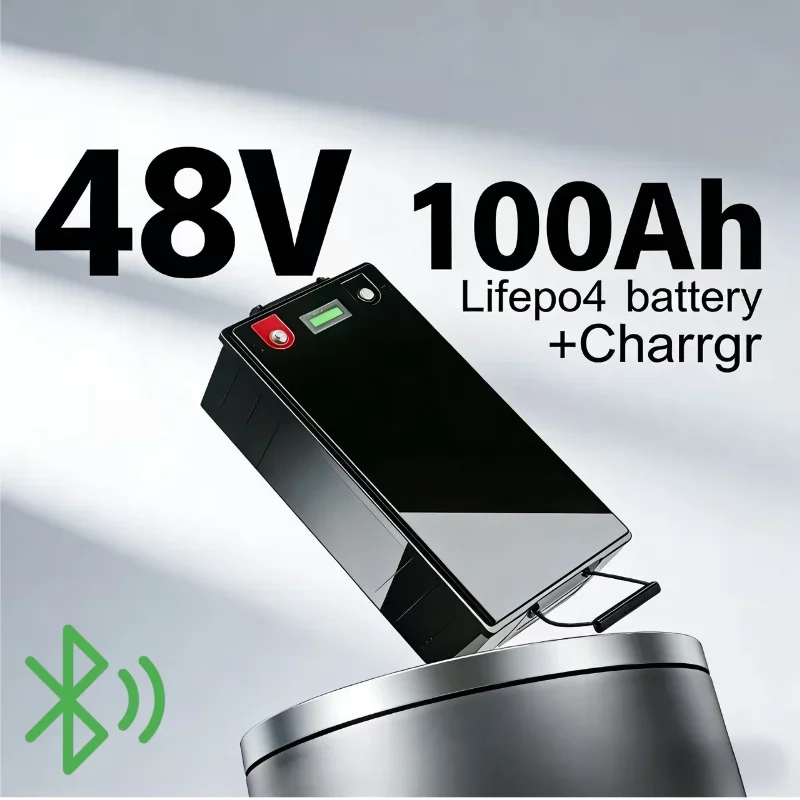 

48V 100Ah LiFePO4 Bluetooth Battery: 3000W High-Power Supply for All Your Energy Needs. Engineered for Unmatched Reliability & U