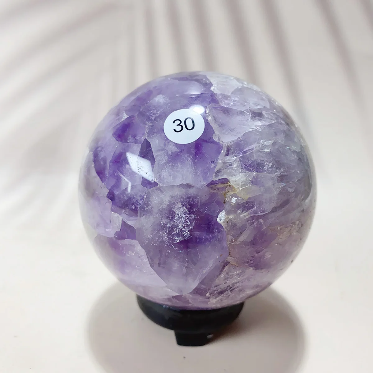 

Large Size Pink Amethyst Sphere, Reiki Polished, Home Decor, Meditative Crystal Ball, Gift, High Quality