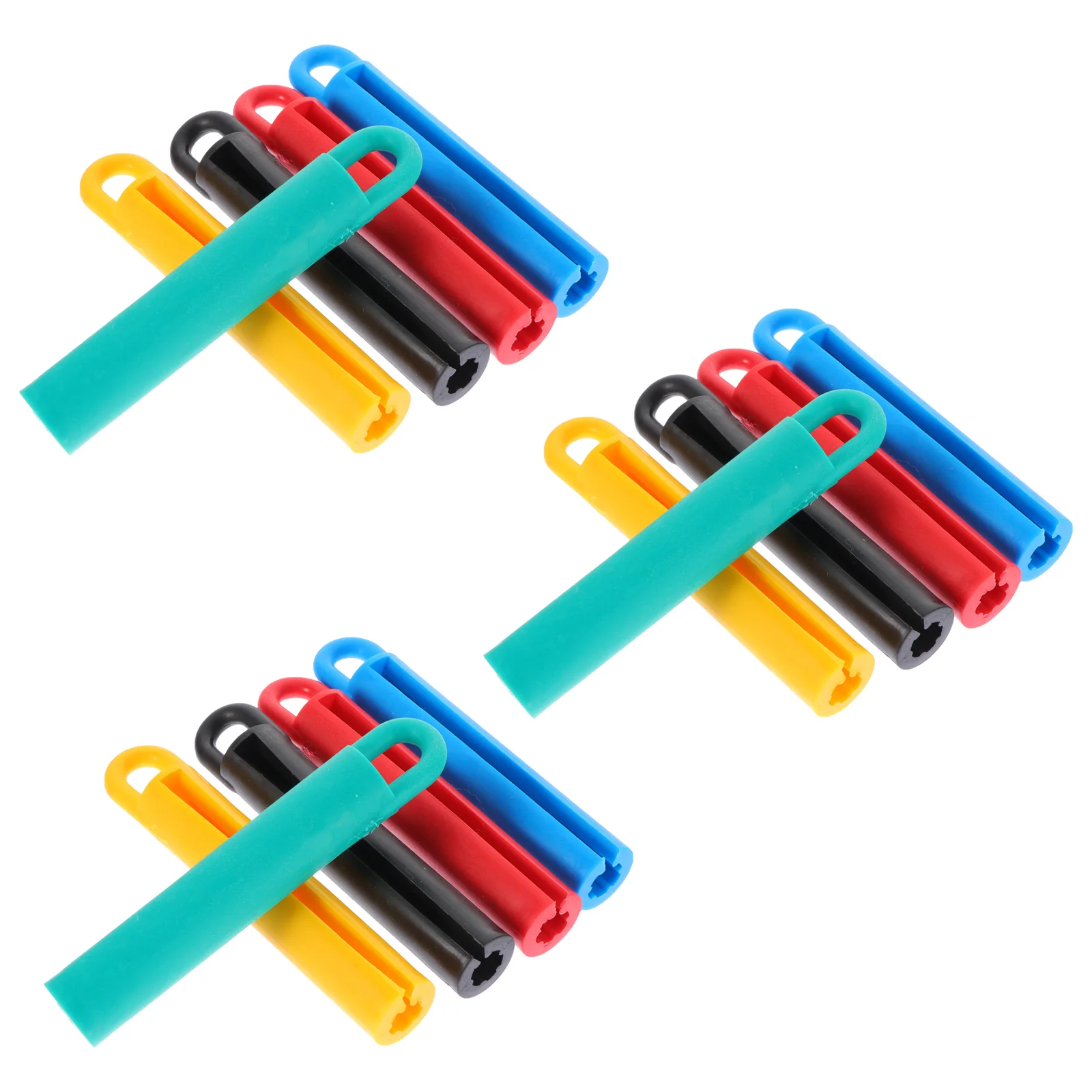 15 Pcs Boom Billiard Cue Wall Holder Hangers Storage Sports Accessory Billiards Pole Rubber Supplies Stick