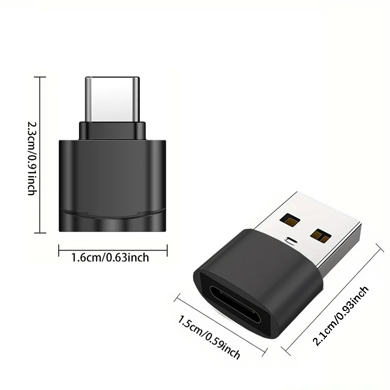 2Pcs Mini Type-C USB 3.0 to SD MIcro SD TF Card Reader Memory Card for Samsung Huawei Xiaomi Aluminum Cardreader