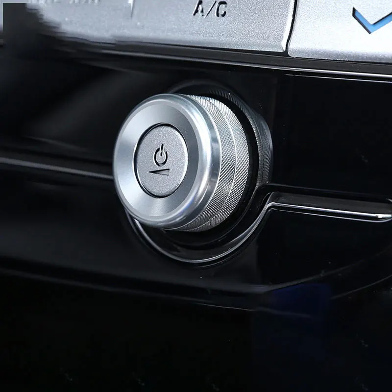 

Aluminum Alloy Central Control Air Conditioner Volume Knob Cover for Jaguar F-PACE/XF/XFL/XE/XEL 2016 2017 2018 2019 2020 Car