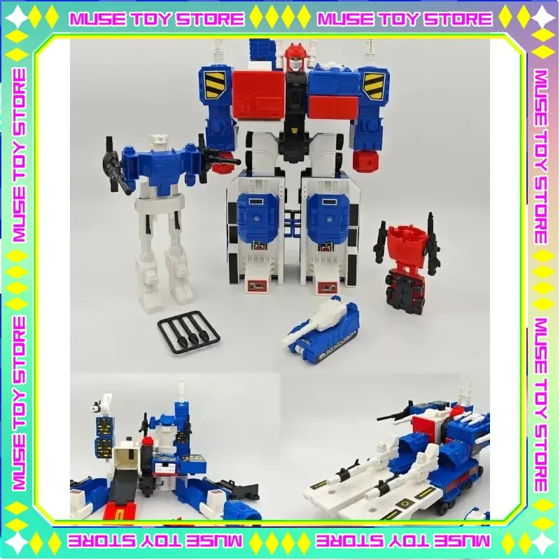 Transformação Metrotitan Azul Metroplex Ko G1 Três Transformações Figuras de Ação Coleção de Presentes de Brinquedo em Estoque