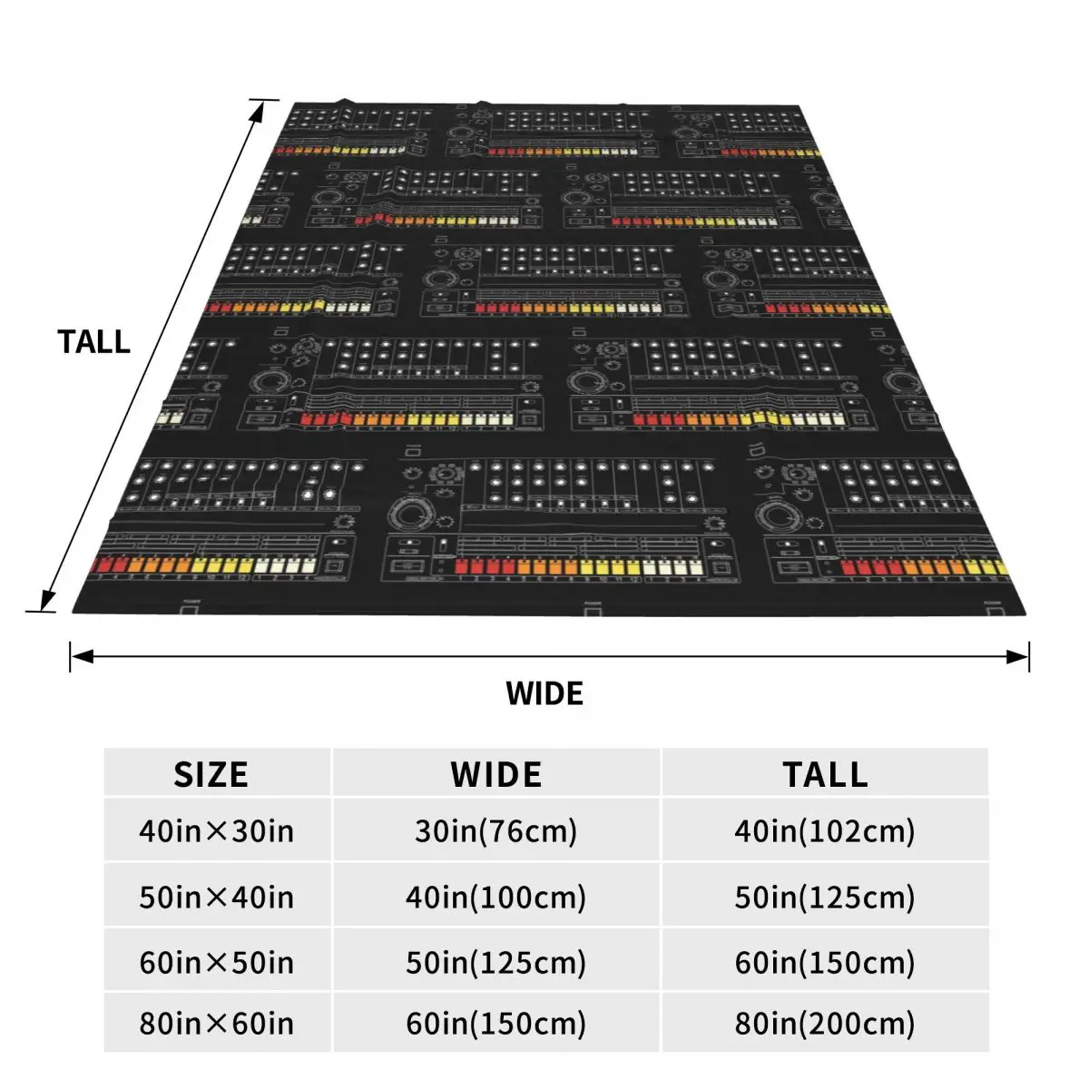 808 Vintage Drum Machine For Electronic Musician Blankets Throw Blanket Super Soft for Home Bedroom Throws Bedspread Quilt