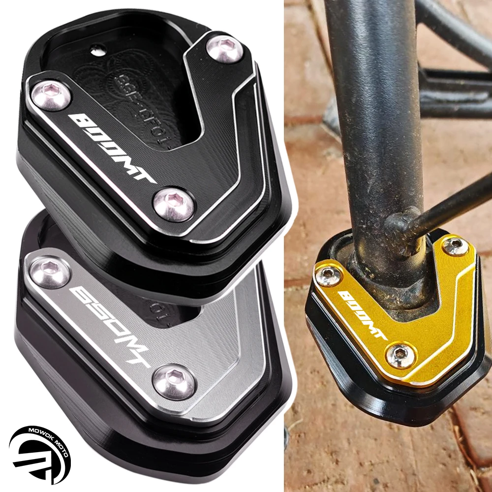 ل CFMOTO 800MT 650MT 650 800 MT MT800 CF 650TR-G دراجة نارية الملحقات CNC مسنده القدم الجانب حامل المكبر تمديد الوسادة