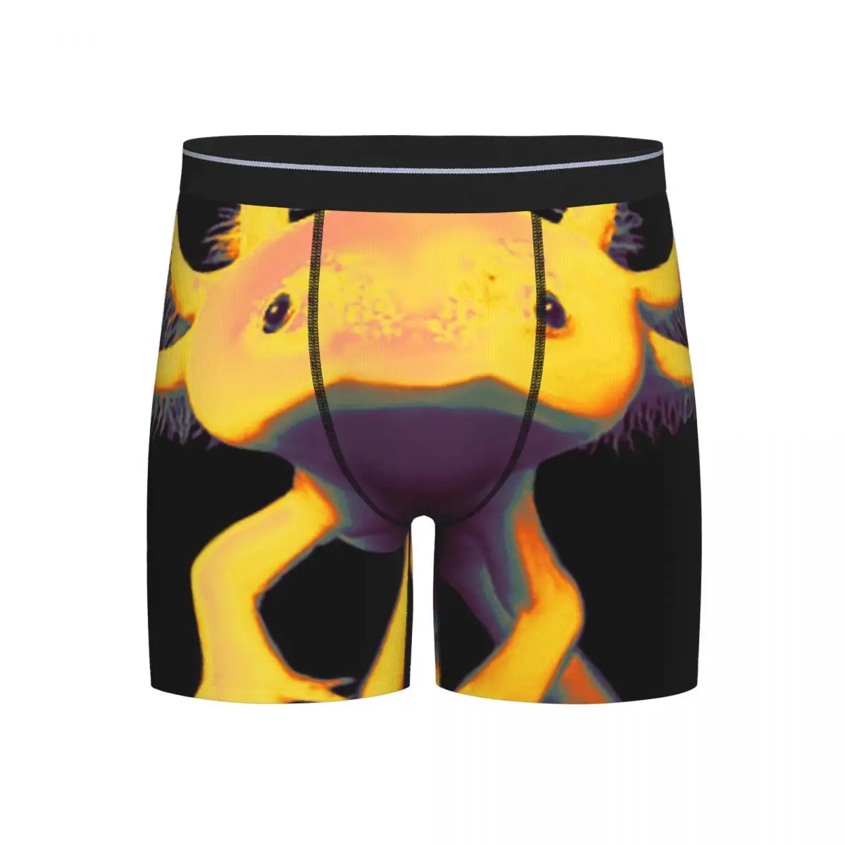 

Long Boxer Underpants Shorts Axolotl Panties Male Breathable Underwear for Homme Man Boyfriend Gifts