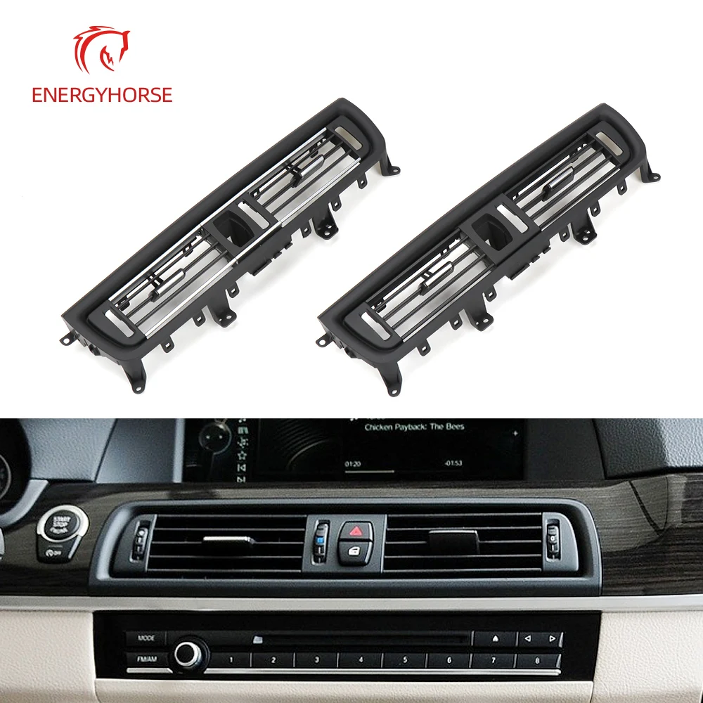 Car Front Console Central Air Conditioner AC Vent Outlet Grille For BMW 5 Series F10 F11 520i 523i 525i 528i 530i 535i 2010-2017