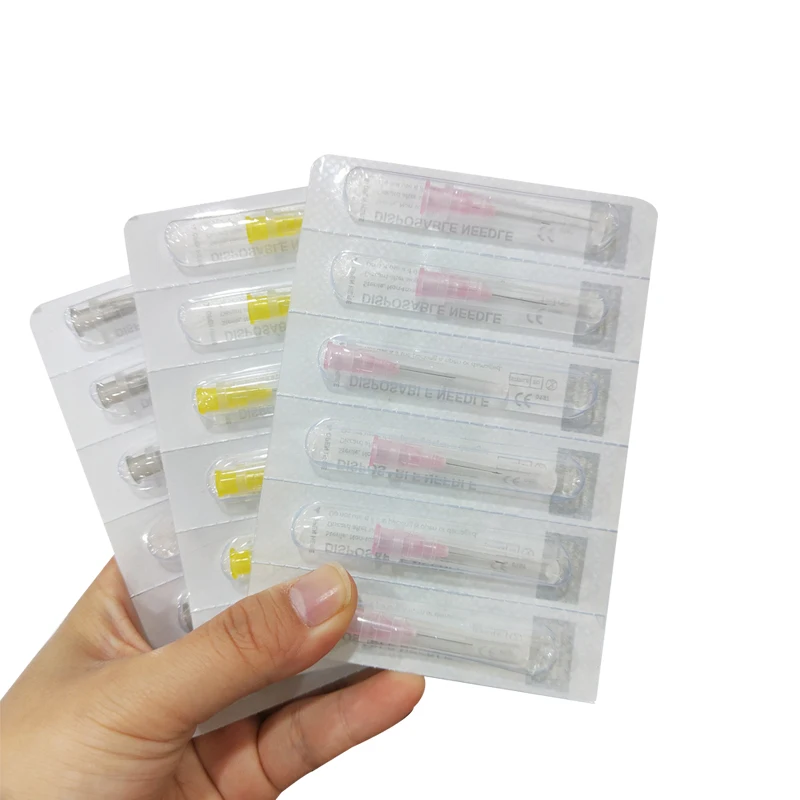 50-200pcsSmall Needle 25G 27G 32G 31G 30G 34G 4mm 13mm 30mmDisposable Stainless Steel Ultrafine Sharp Needle Eyelid Care Tool