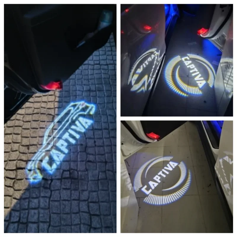 

2X for Chevrolet Captiva 2007-2014 2015 2016 2017 2018 LED Car Door Light Ghost Shadow Warning Logo Proiector Lamp Accessories