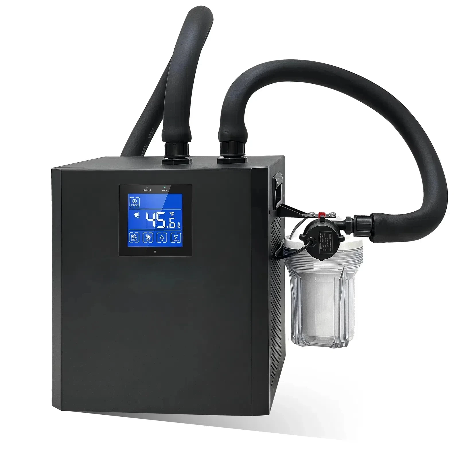 Small 1/3h·p Cold Plunge Chiller Tub Ice Bath Machine Colling System Recovery  Water Chiller Ice Bath with External Filter