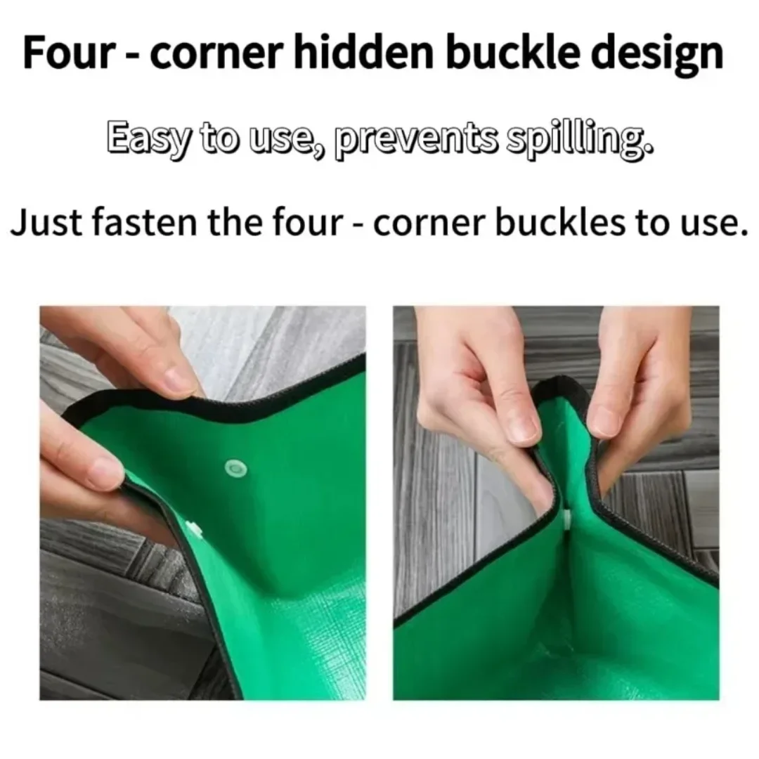 Gardening Mat  Square Plant Pad Waterproof for Transplanting Flower Pots Potting Mat Foldable Garden Repotting Anti-dirty Tarp
