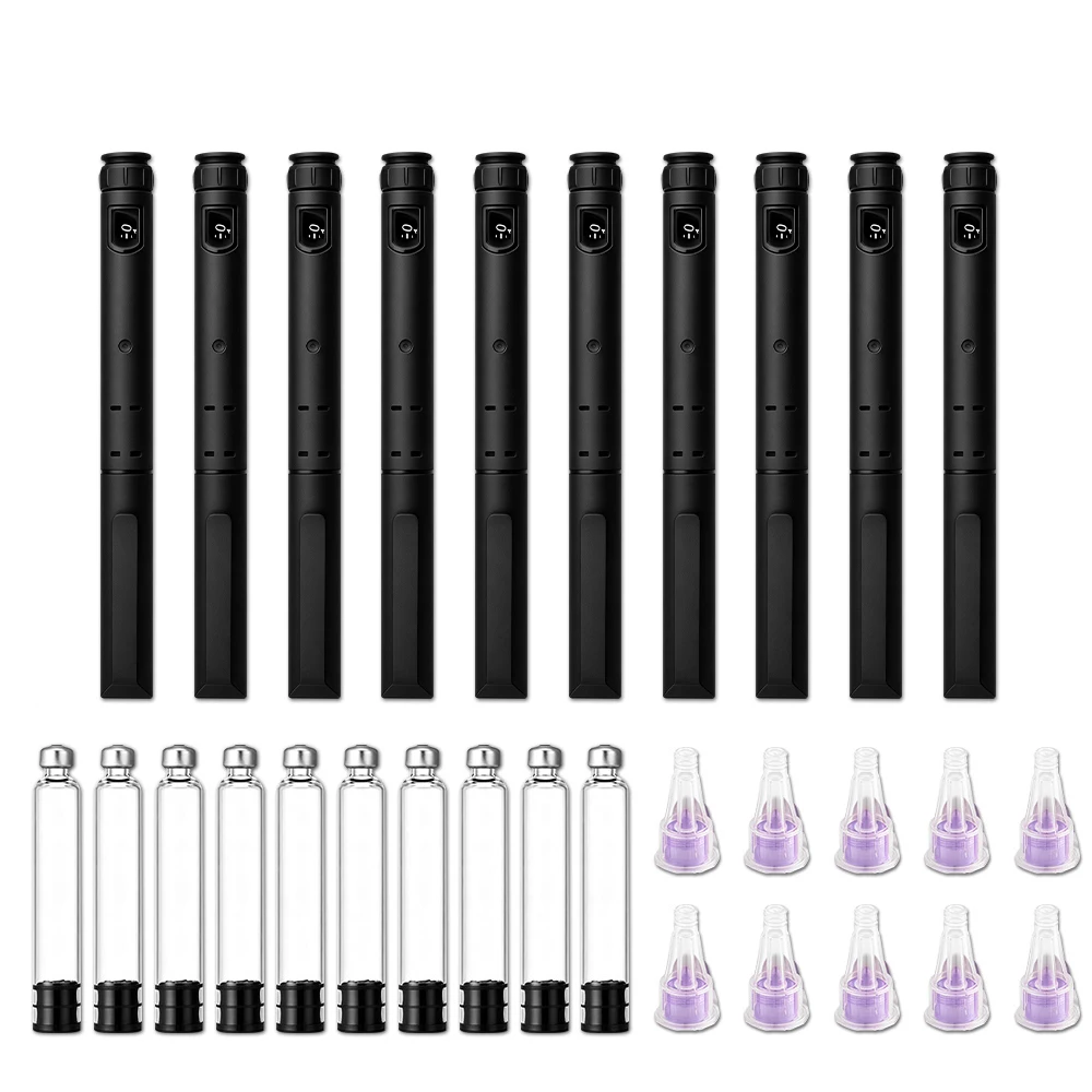10 stuks Wegwerp Pen Injector met 3ml Cartridges Set Draagbare Insuline Injectiepennen Peptide Pen Dosiscontrole Injectiepennen