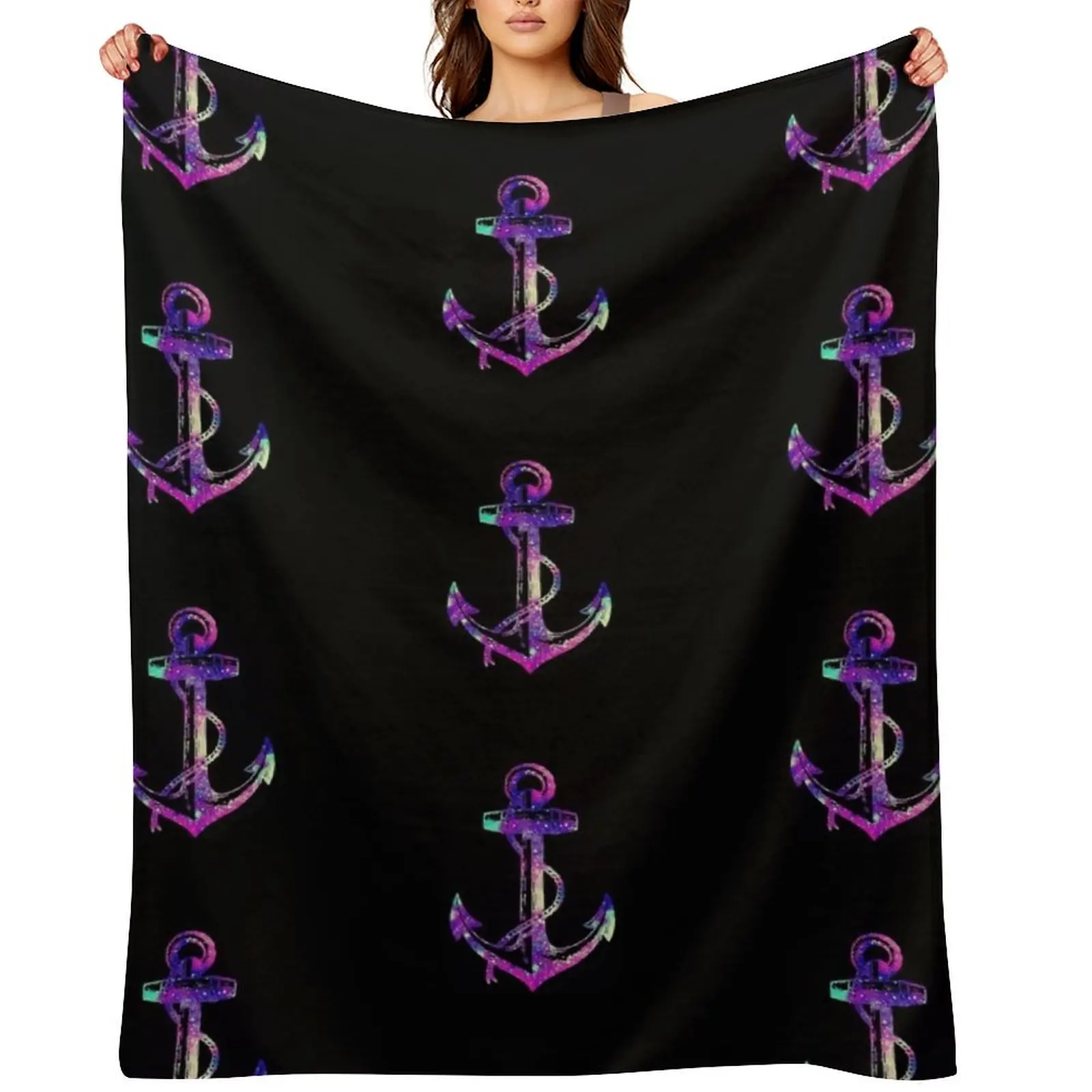 

Anchor Throw Blanket Summer Softest For Decorative Sofa Retros Blankets