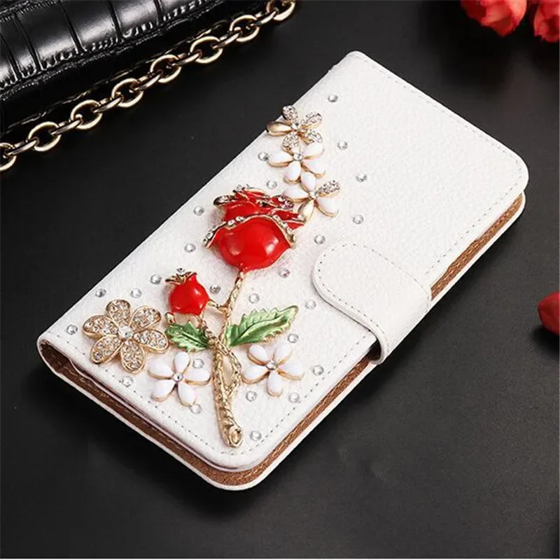 

Luxury Bling Crystal Rhinestone Wallet Leather Flip Card Pouch Stand Cover Case For iphone16 15 14 11 12 13Pro XS MAX XR Case