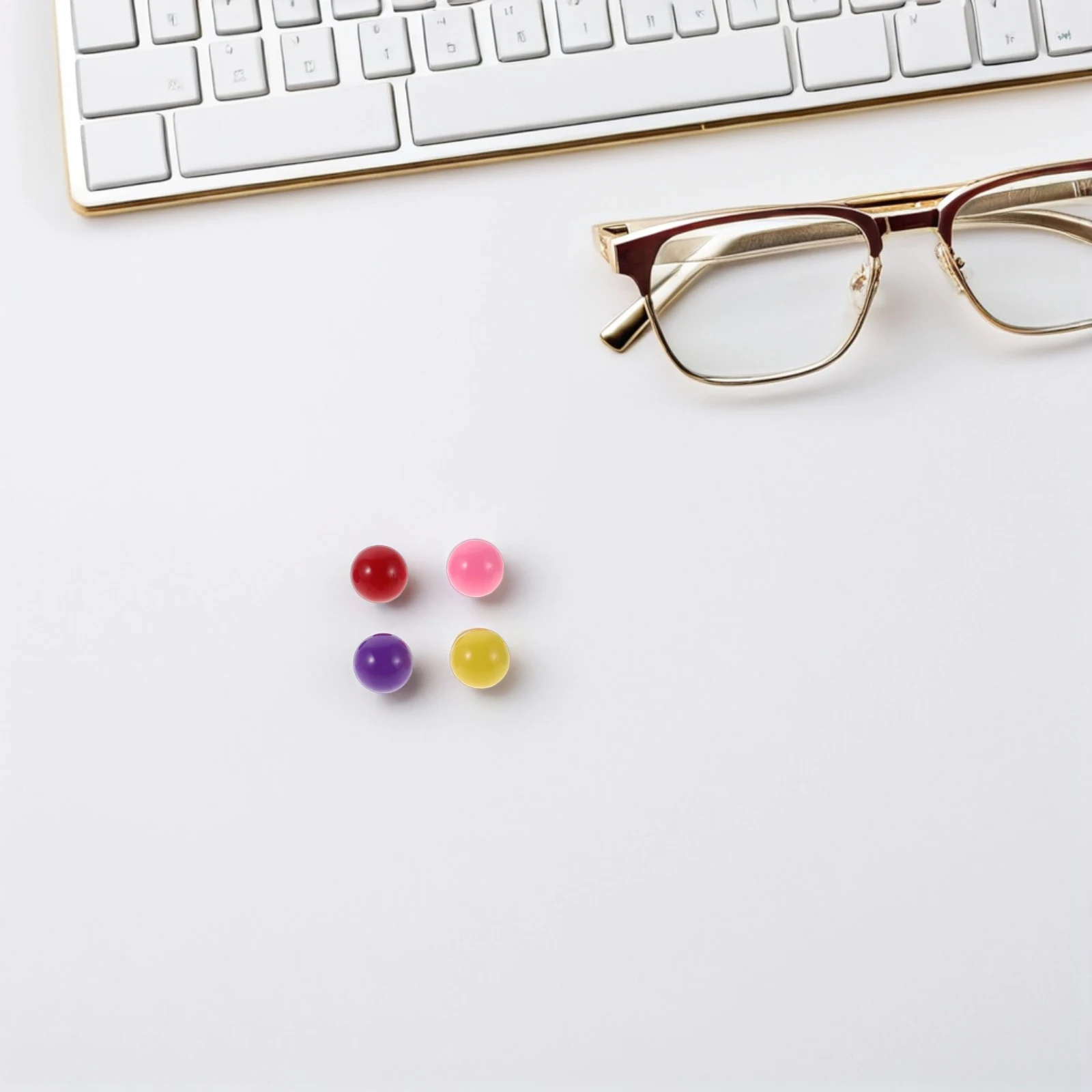 

200Pcs Math Teaching Tools Small Colored Balls 12Mm Solid Plastic Counting Balls for Learning Games Color Sorting