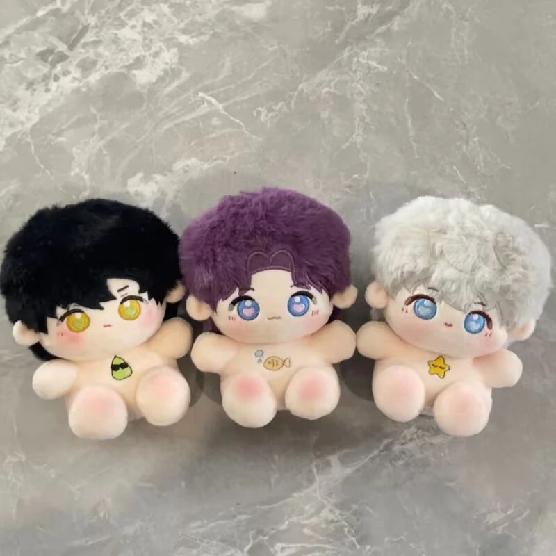 10cm Kawaii Starfish Love And Deepspace Sitting Mini Idol Cotton Doll Anime Plush Star Dolls Stuffed Figure Toys Collect Gift