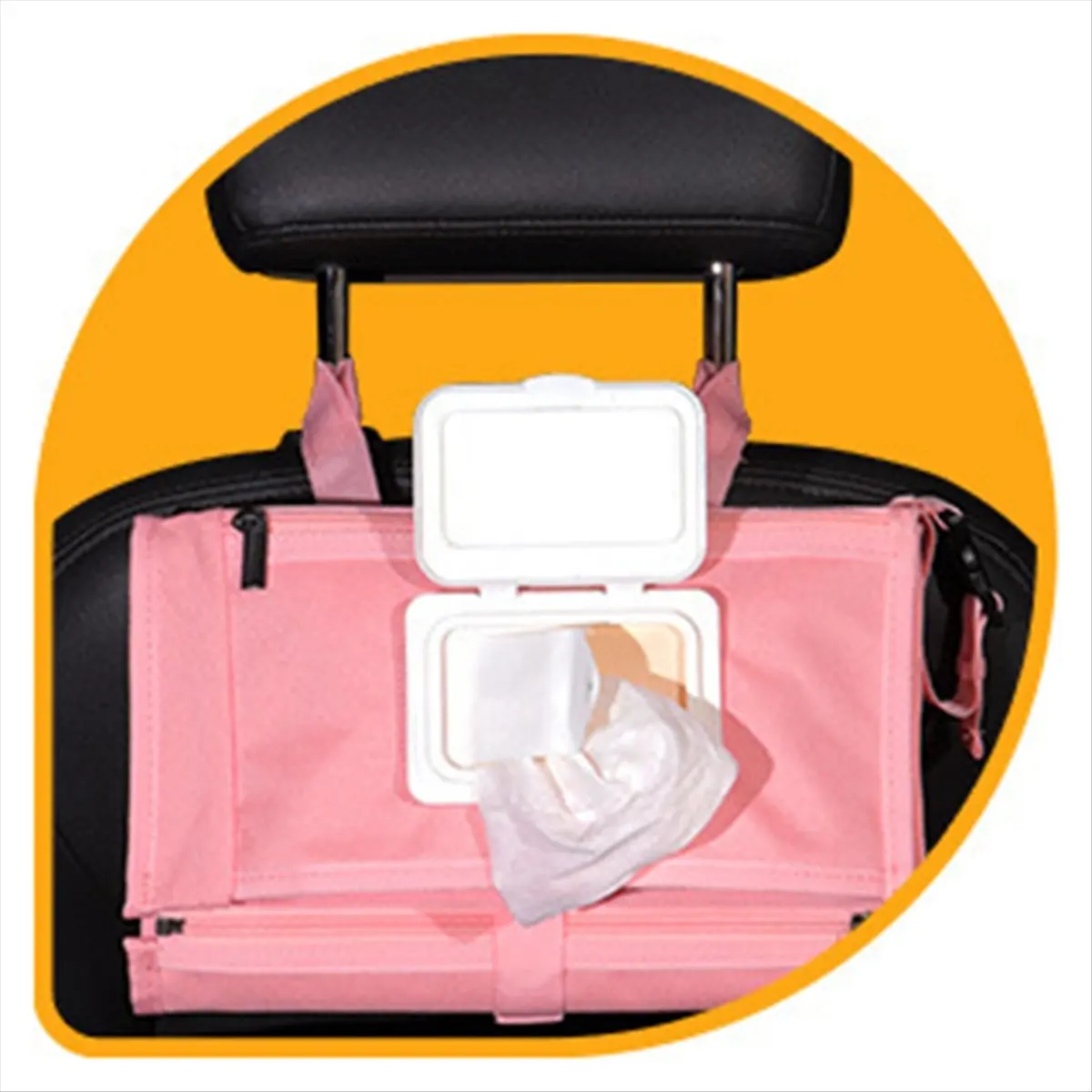 وسادة تغيير الحفاضات المحمولة حقيبة سفر لتغيير حفاضات الأطفال مع جيب مناديل سجادة تغيير الحفاضات المحمولة طقم سفر للرضع #2
