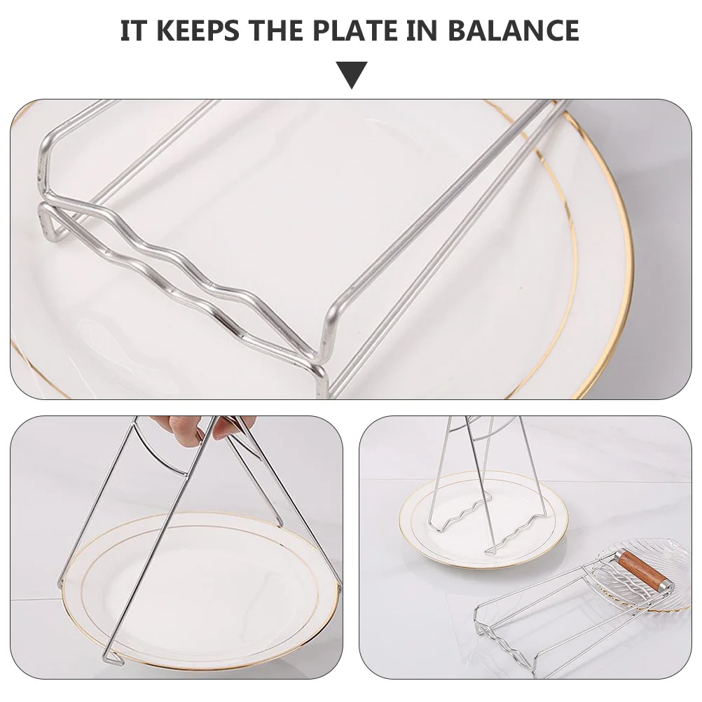 

1pc Anti-Scalding Bowl Clip Stainless Steel Heat Resistant Plate Tongs For Kitchen Home Restaurant Dish Gripper Hot Pot Clamp