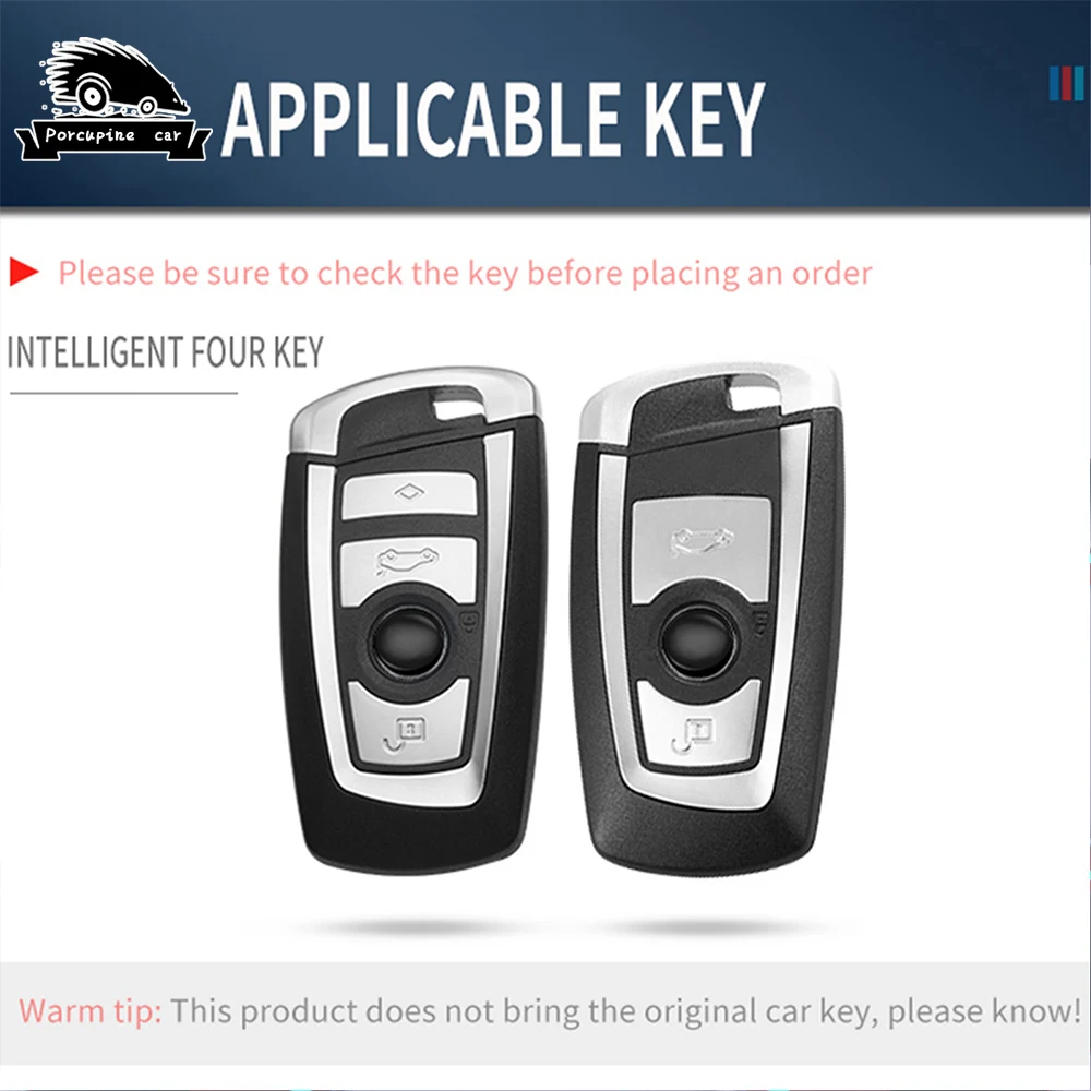 New PC Car Remote Key Accessories Cover For BMW 1 2 3 4 5 6 7 Series X1 X3 X4 X5 X6 F36 F25 F26 F30 F34 F10 F07 F20 Z10 Key Case