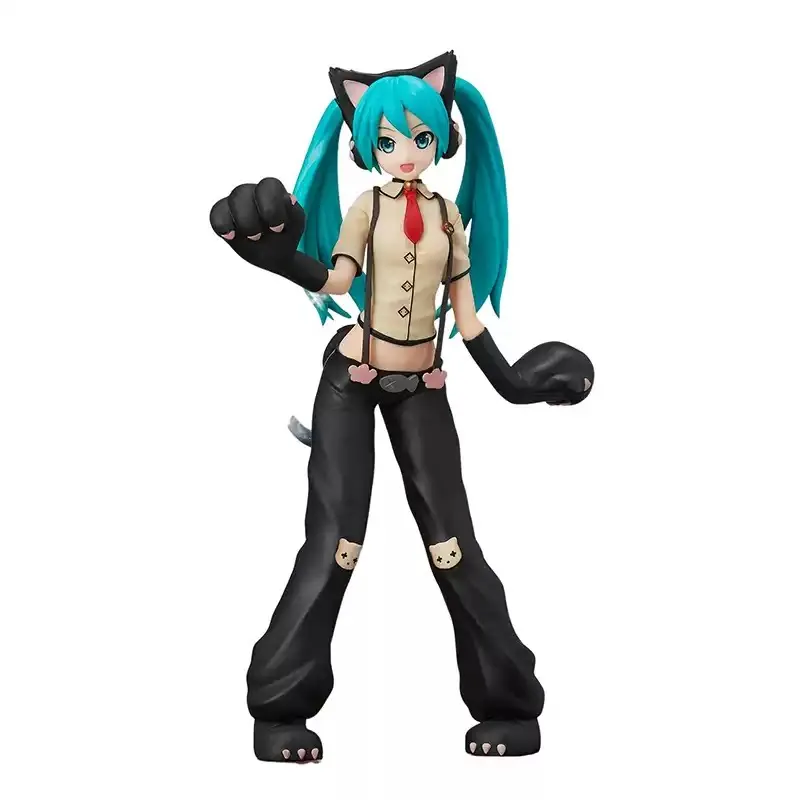 

Original SEGA Hatsune Miku Project DIVA Cat Ver Figure SPM Anime Action Figure Model Statue In Stock