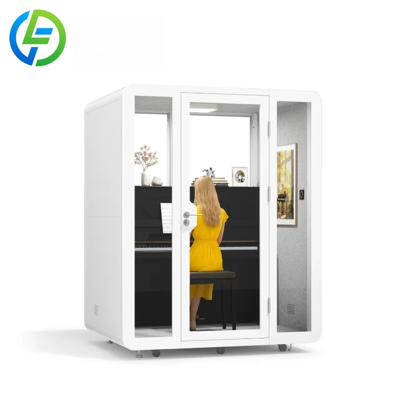 FOODLINE Customized Movable Modern Soundproof Room Acoustic Enclosure Music Practice Booth Silent Cabin Modular Recording Studio