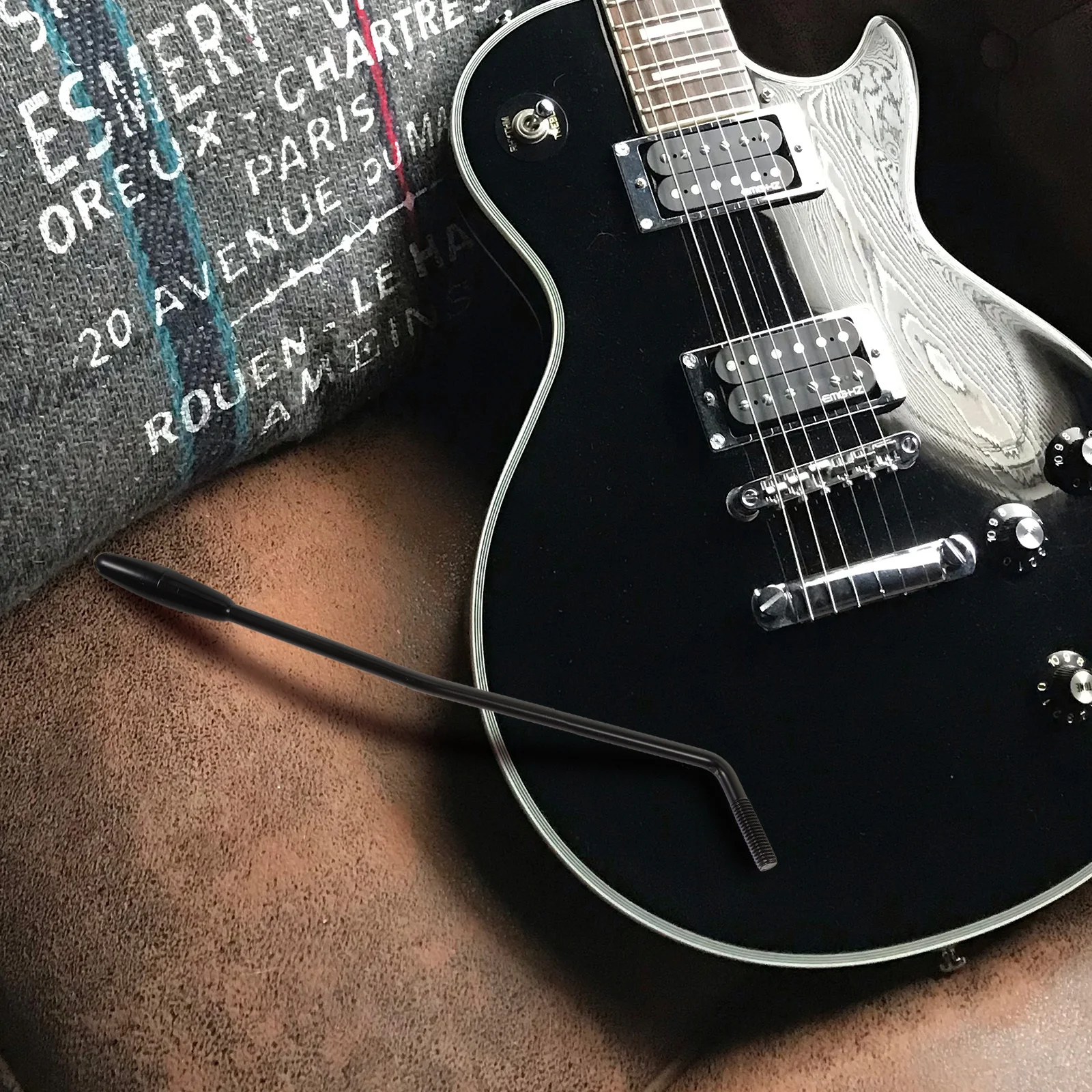 

Single Tremolo Bridge Arm Metal 5mm Thread Durable Tremolo Bar Electric Guitar Whammy Bar Bridge Accessory Whammy Pedal