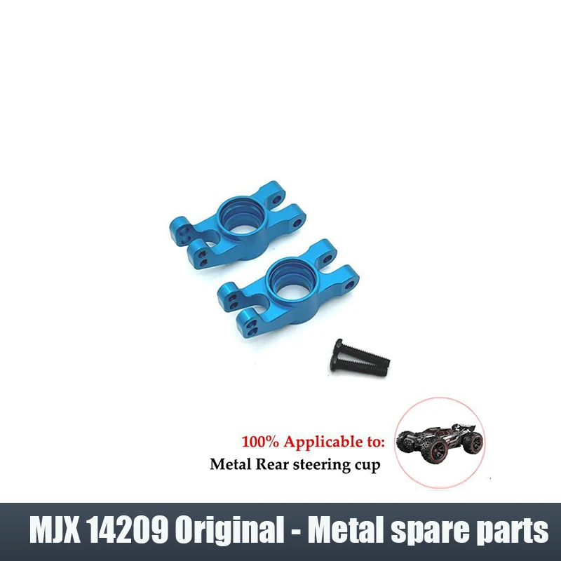 Mjx 14210 14209 H14BM Metal Steering Cup Upper Lower Swing Arm Set Shock Tower Bracket Body Post Hyper Go RC Car Upgrade Parts