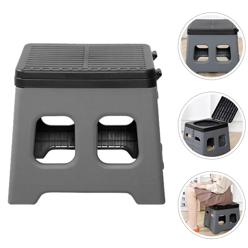 

Portable Car Foldable Camping Travel Potty For Outdoor Emergency Use Folding Toilet Storage Box Portable Toilet For Adults