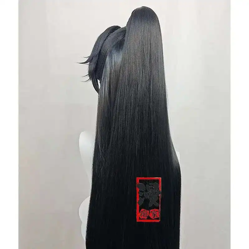Styled Yongye Xinghe Yu Shuxin Become The Girl Of Black Lotus Lin MiaoMiao Mu Sheng Ziqi Wig Black Hanfu Mo Ran Customized - view 4