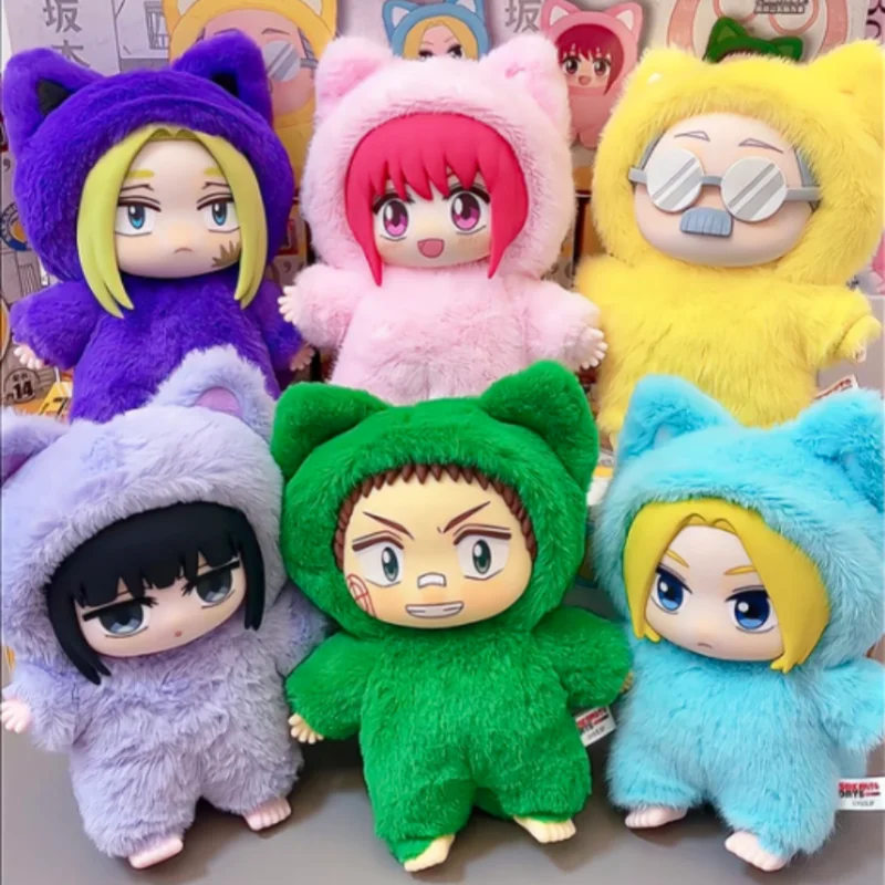 

New 100% Original Sakamoto Days Cat Paradise Party Series Blind Box Bag Pendant Anime Peripheral Collection Toy Gift For Fans