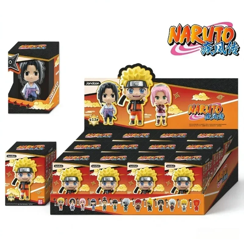 Naruto Shippuden Chibi Figure Blind Box Sasuke Itachi Collectible Toy Desk Decoration Ornament Surprise Birthday Gift for Fan