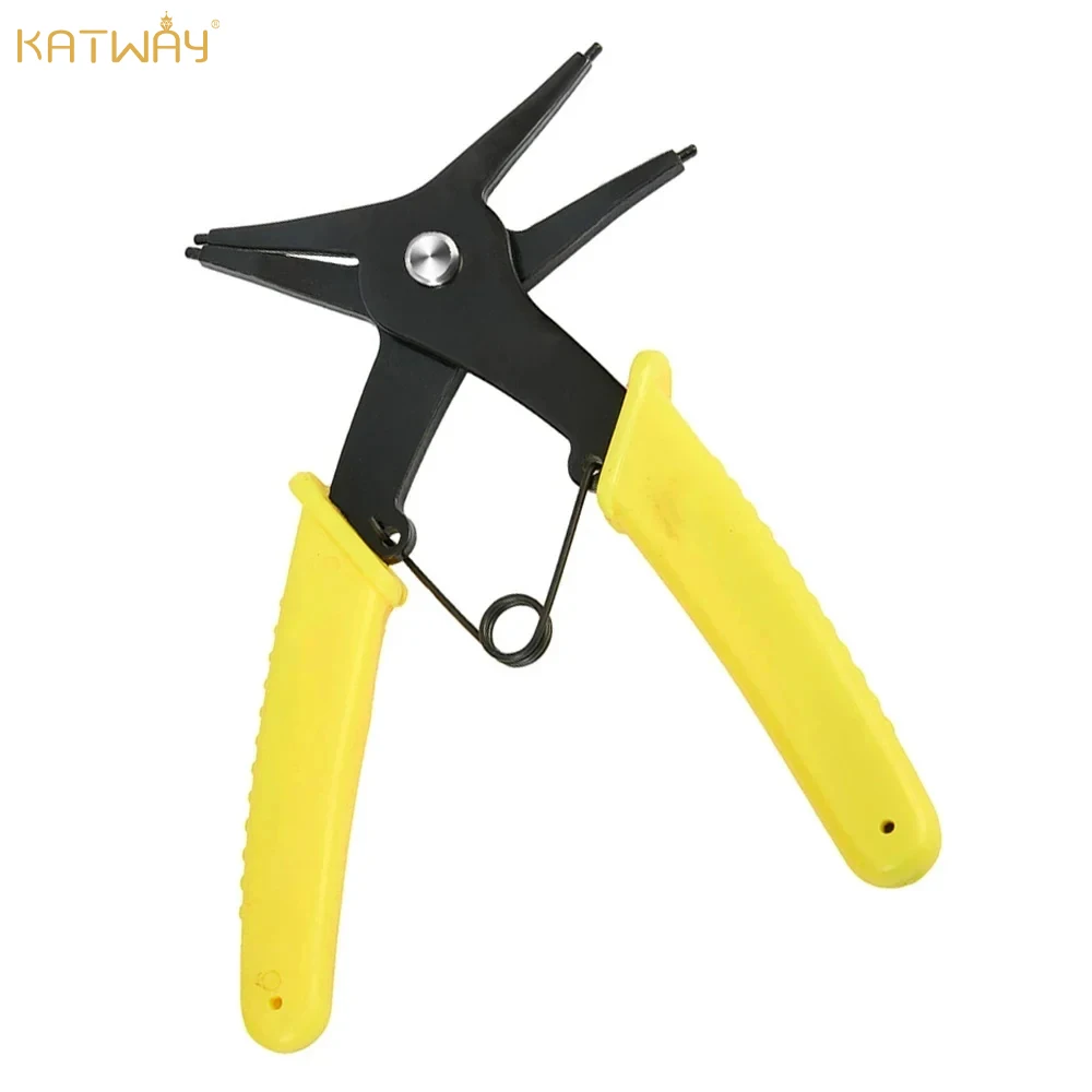 KATWAY 2in1 Circlip Pliers Dual Purpose Internal External Pliers Large Retaining Ring Removal Tool External Creative HH-AA106