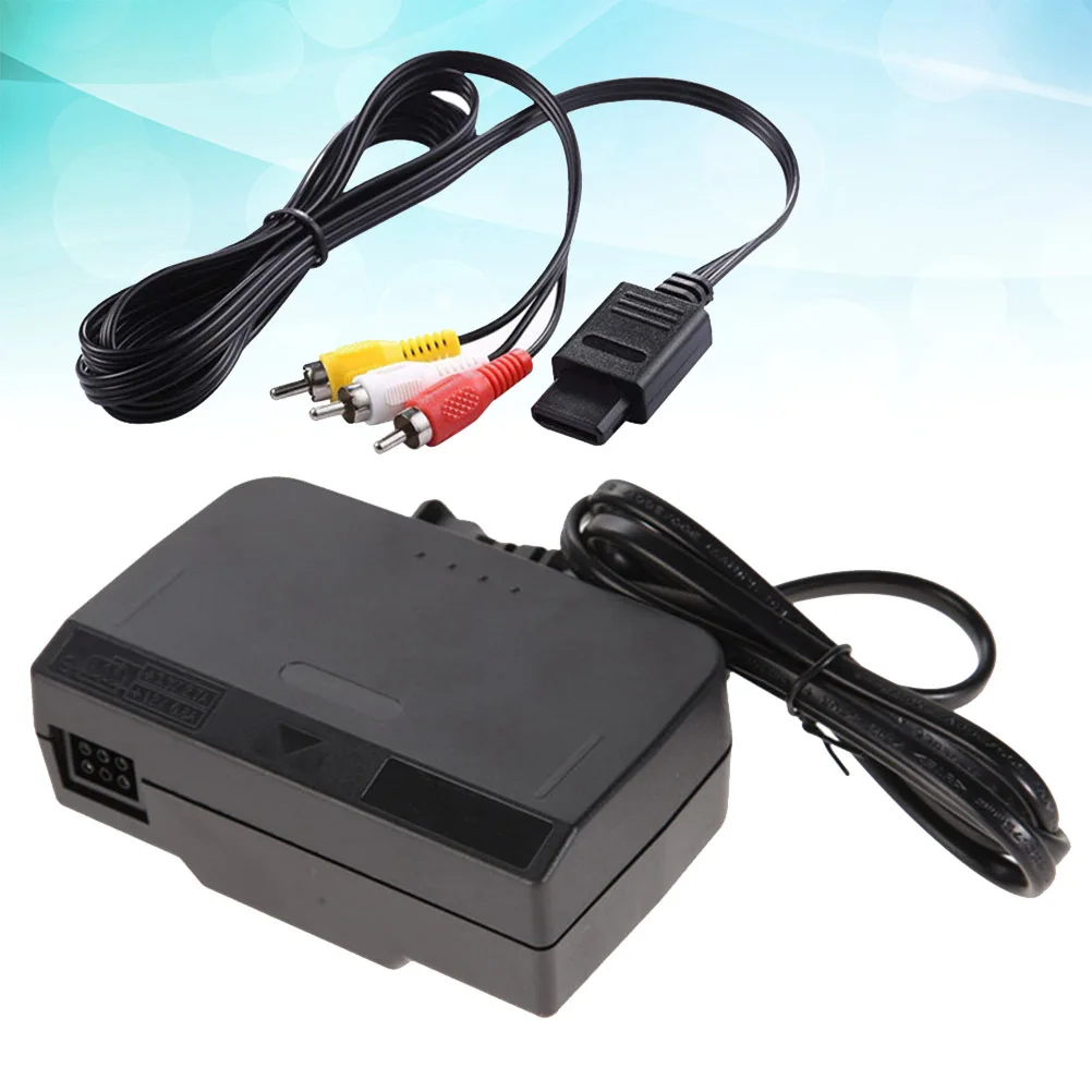 1 ensemble 1 ensemble adaptateur secteur pour Compatible pour Console de jeu conception Portable alimentation pratique sûre noir