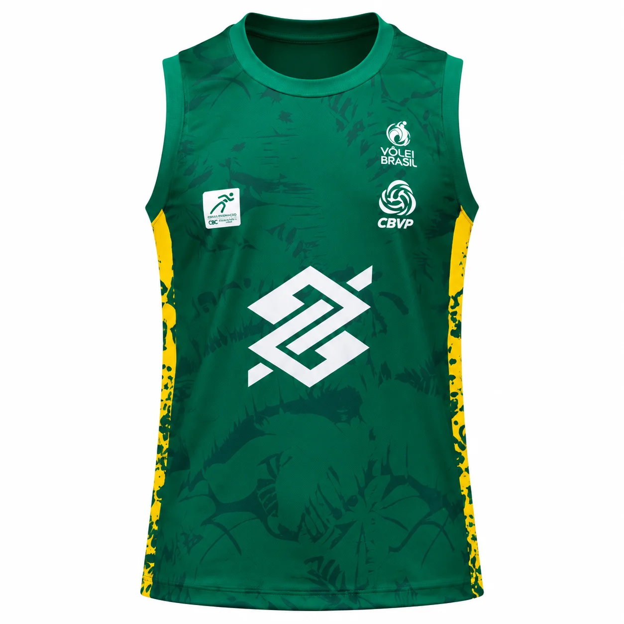 Brasilien Volleyball-Trikot 2026, Unisex CBVP Ärmelloses Weste, Atmungsaktives Trainings-Shirt, Beach-Volleyball-Tanktop für Herren und Damen – Detail 5