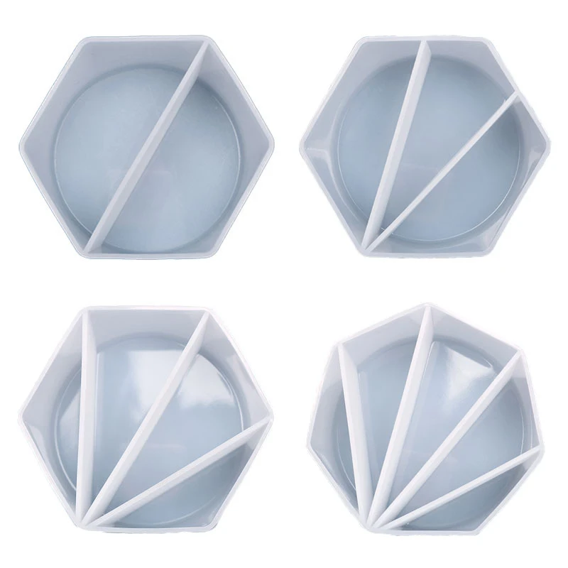 2/3/4/5Grids Silicone Distributing Cup Liquid Pigment Resin Color Mixing Cup Resin Cup for DIY Epoxy Resin Crafts Making Tools