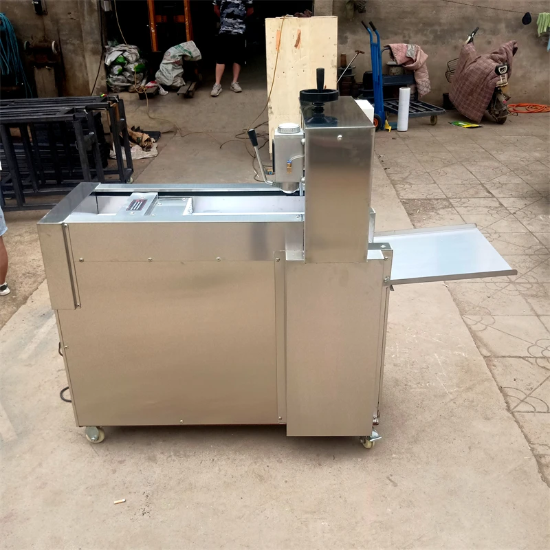 

Stainless Steel Frozen Meat Slicer Mutton Roll CNC Double Cut Lamb Roll Machine Lamb Beef Cutting Machine