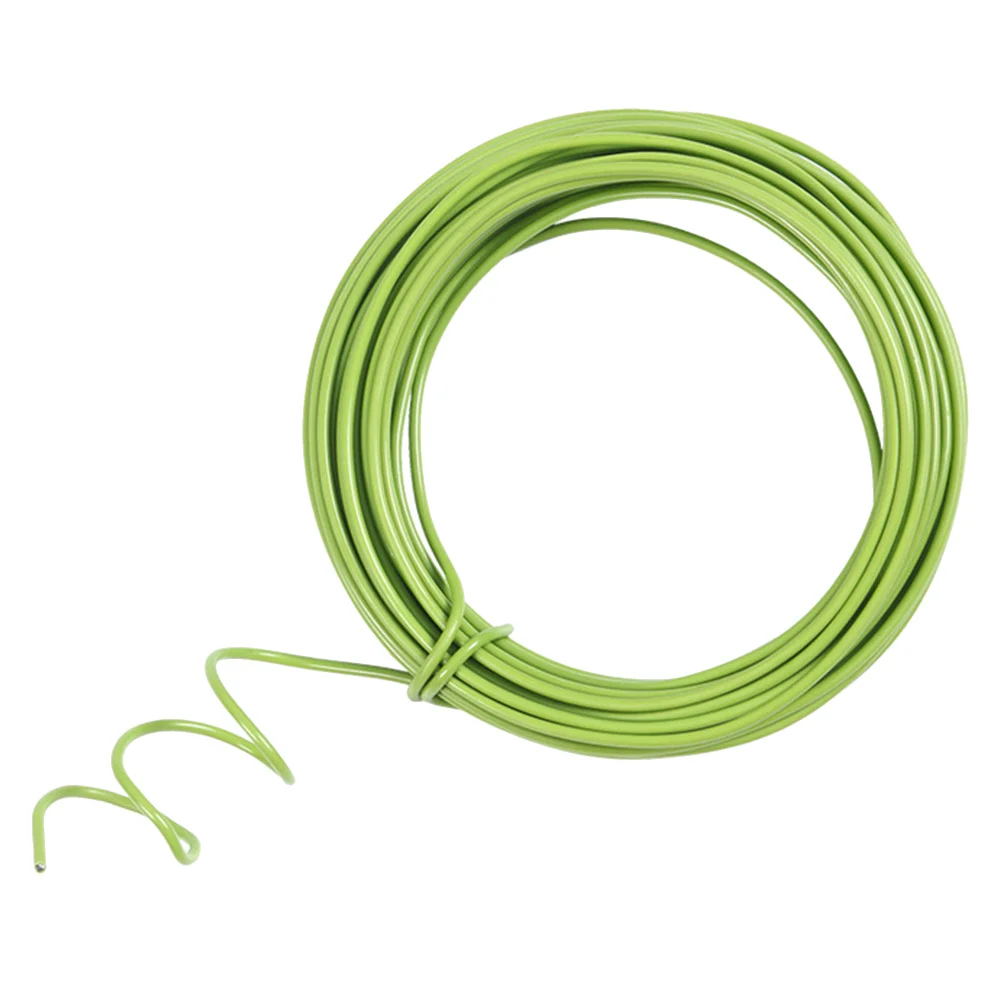 

10M 2.5mm Thick Green Climbing Frame Wire Bendable Metal Wire for Securing Plants DIY Garden Crafts Fastening Cord
