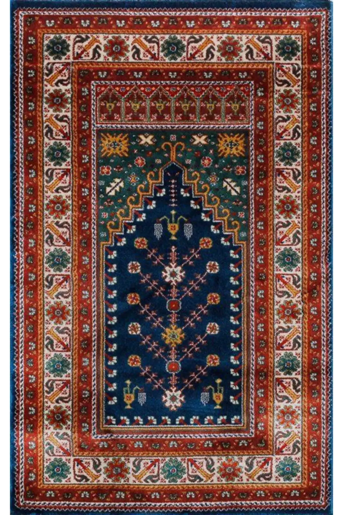 DOLBOVI semerand 13328 carpet Seccade 80x cm navy blue Meditation Rug