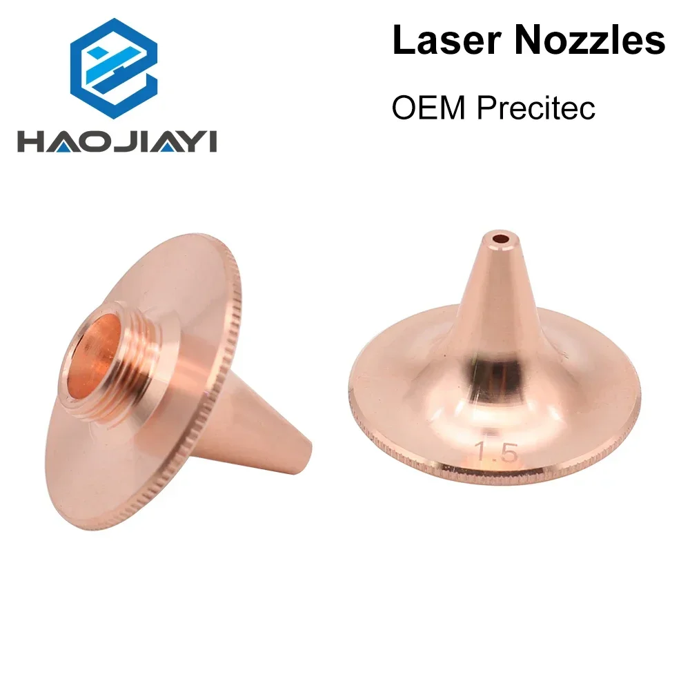 

Precitec D Type Laser Nozzle Single Layer Dia.28mm Caliber 1.5/2.0 for Precitec Fiber Laser Cutting Head