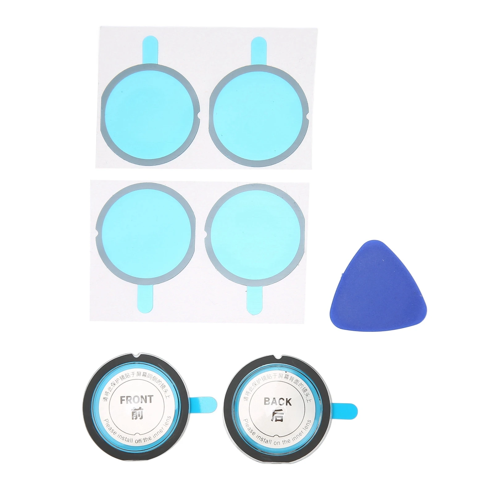 واقي عدسة مزدوج للعدسة رفيع للغاية ومقاوم لبصمات الأصابع ومقاوم للخدش عالي الدقة لملحقات كاميرا الحركة البانورامية