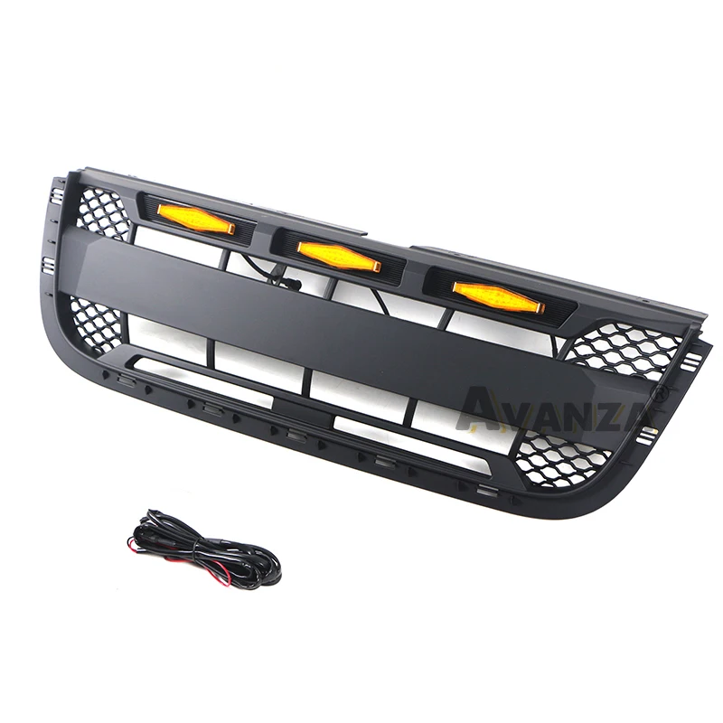 Grill front bumper grille modification accessories decoration Racing grill Fit For Ford Ranger 2001-2003 2002 Honeycomb style